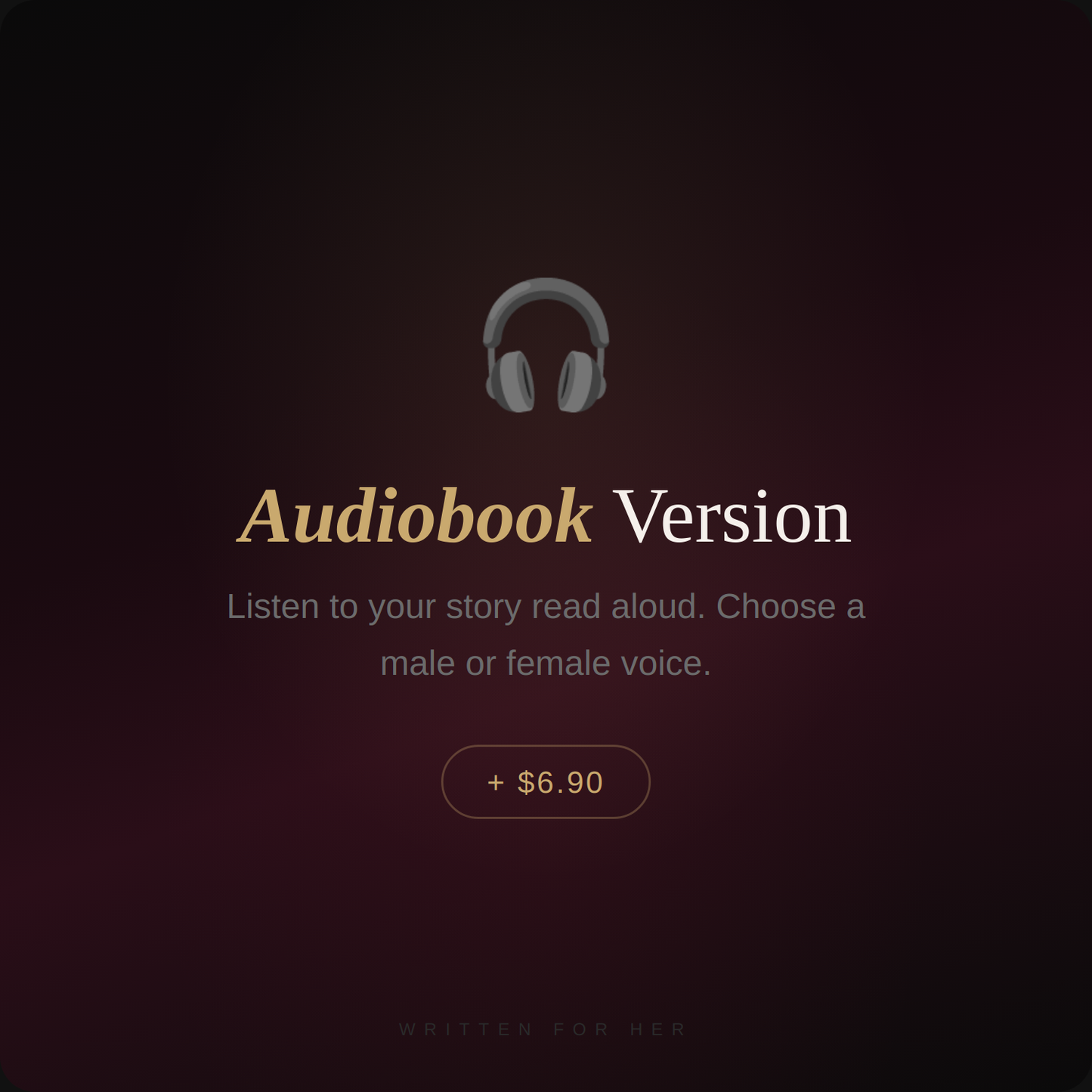 Audiobook Add-on