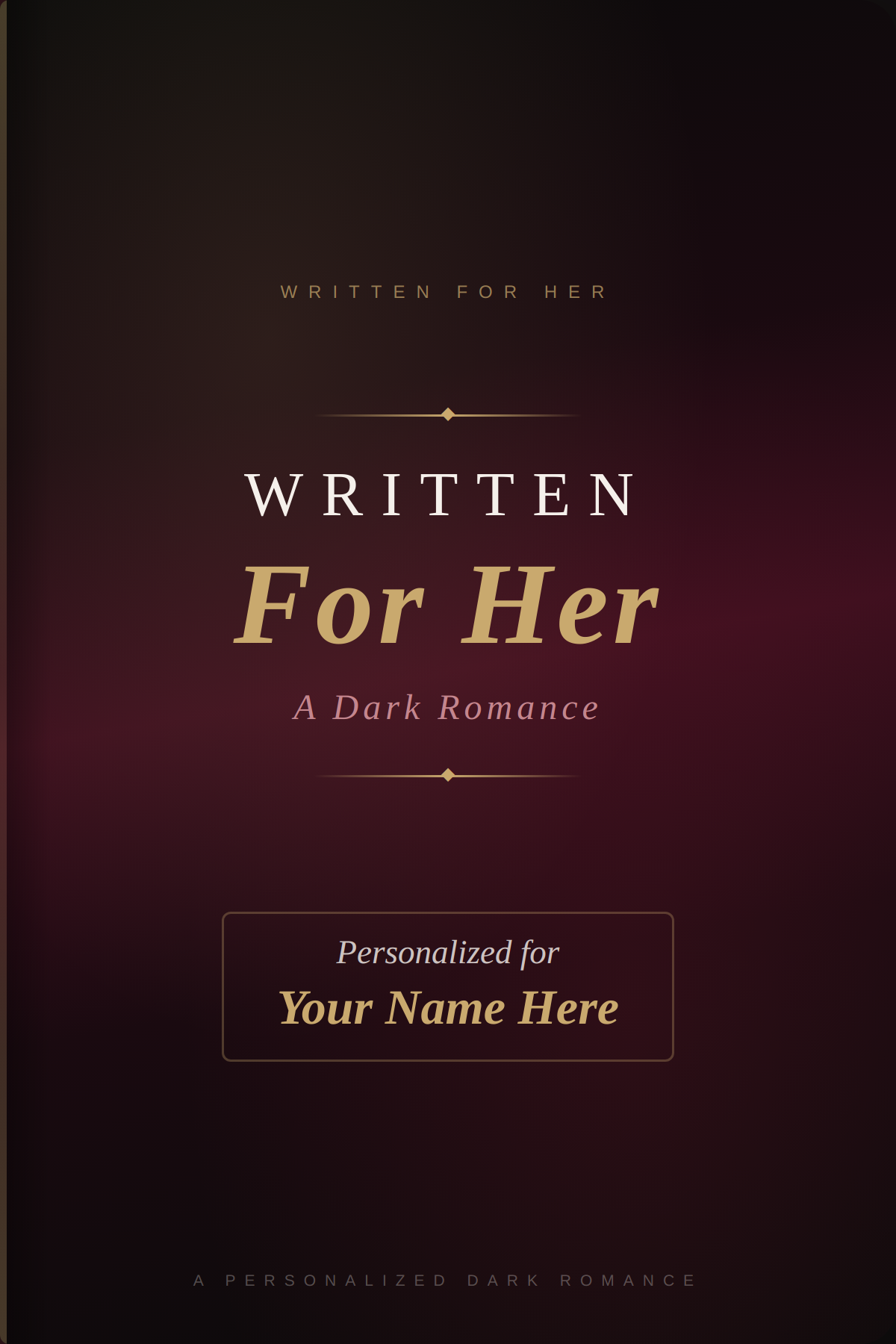Your Story - A Personalized Dark Romance